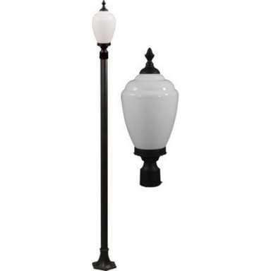 Alisa 107.38 Inch 9W 1 LED Post Mount by Dabmar - GM4001-LED9