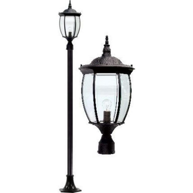 Victoria 110.38 Inch 6W 1 LED Post Mount by Dabmar - GM3001-LED6