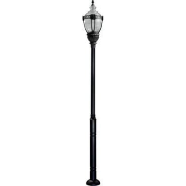 159 Inch 120W 1 LED Clear Top Acorn Post Mount by Dabmar - GM8030-LED120