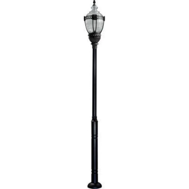 159 Inch 75W 1 LED Clear Top Acorn Post Mount by Dabmar - GM8030-LED75