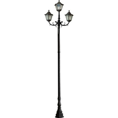 Cast Alum Lantern Light Fix 3X Incand 120V by Dabmar - GM8120