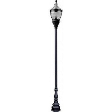 Acorn Cast Alum Clr Top Deco Base Acorn Fix 70W Hps Mt by Dabmar - GM8930