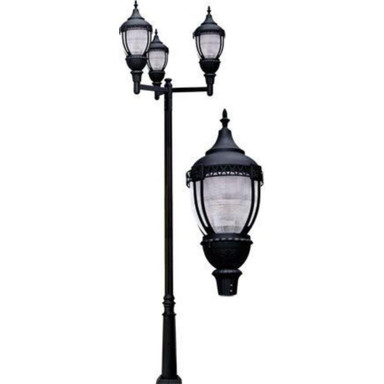 157.08 Inch 360W 3 LED Acorn Post Top Mount by Dabmar - GM9100-LED120