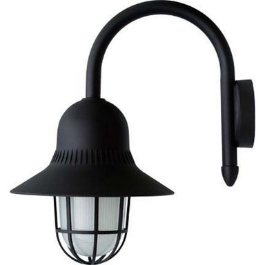 Marquee 13W 1 Light Frosted Glass Outdoor Wall Mount by Dabmar - GM998