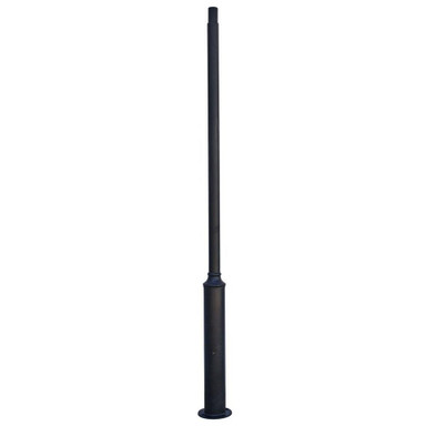 Accessory 13ft Surface Mounted Post With Round Base by Dabmar - PT-13BASERND