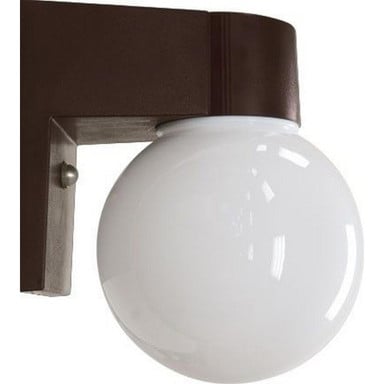 13W 1 Light Globe Lexan Outdoor Wall Mount by Dabmar - W2821