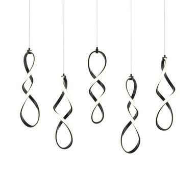 Interlace 107W 5 LED Mini Pendant by Dweled - PD-47805L