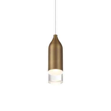 Action 7.2W 1 LED Light Mini Pendant with T24 Complaint by Dweled - PD-76908-T24