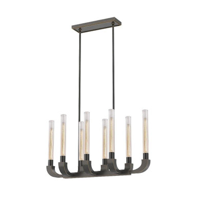 Flute 8 Light Medium Pendant by Alora - LP316008