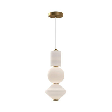 Bijou 20W LED Pendant 19.38 Inch Tall and 7.88 Inch Wide by Alora - PD530341-UNV