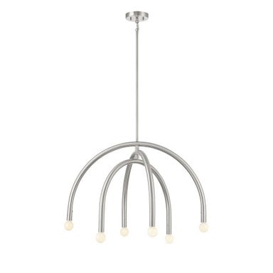 6 Light Large Chandelier by Meridian M100115