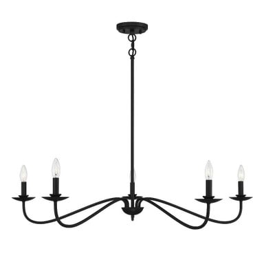 5 Light Oversized Chandelier by Meridian M10085