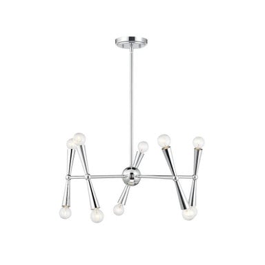 10 Light Medium Chandelier by Meridian - M100128