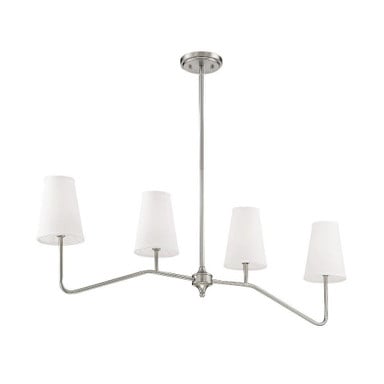 4  Up Light Linear Chandelier by Meridian - M10078