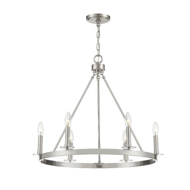 6 Light Medium Chandelier by Meridian M10093