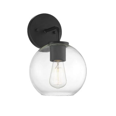 1 Light Farmhouse Style Outdoor Wall Lantern by Meridian - M50044