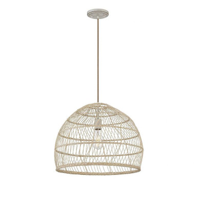 1 Light Large Pendant 16 Inch Tall by Meridian - M70106