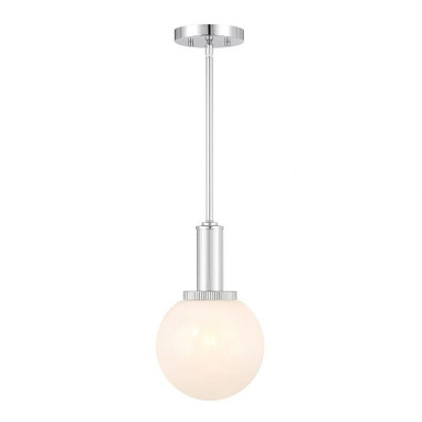1 Light Small Pendant 13.25 Inch Tall by Meridian - M7050