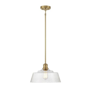 1 Light Vintage Medium Pendant 15 Inch Wide by Meridian - M7023