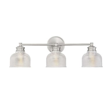 3 Light Mid Century Modern Vanity Light 24.5 Inch Wide by Meridian - M80035