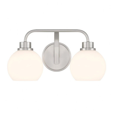 2 Light Vanity Light 8.25 Inch Tall by Meridian - M80080