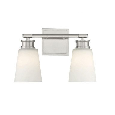2 Light Vanity Light 14 Inch Wide by Meridian - M80054