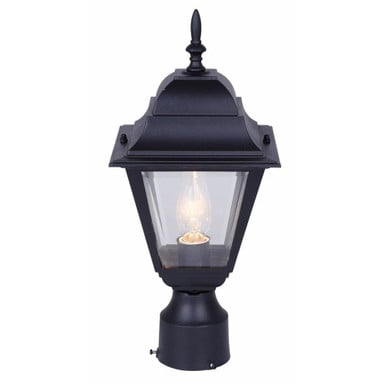 1 Light Outdoor Post Mount 16.75 x 7.25 Inches by Canarm - IOL1311