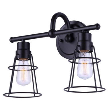 Dree 2 Light Vanity Light by Canarm - IVL1053A02BK