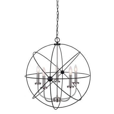 Sumerside 5 Light Medium Chandelier by Canarm ICH282B05CH25