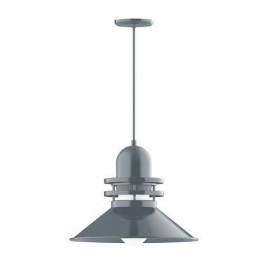 Atomic 1 Light Large Pendant 85.25 Inch Tall by Montclair Light Works - PEB151
