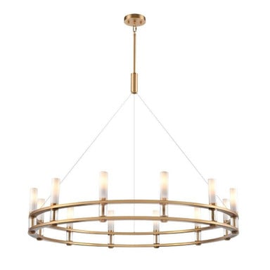 Cardinal 12 Light Chandelier 8.75 Inch Tall and 42 Inch Wide by DVI - DVP37829