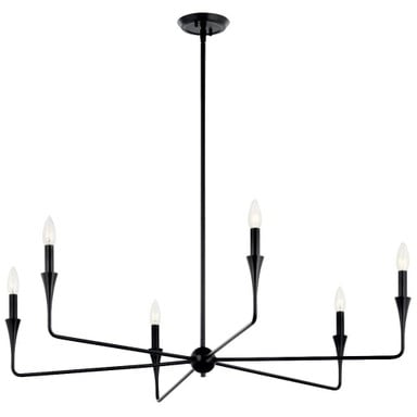 Alvaro 6 Light Oversized Chandelier by Kichler - 52690
