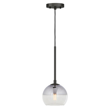 Callisto 1 Light Small Pendant 15 Inch Tall by Forte - 2751-01