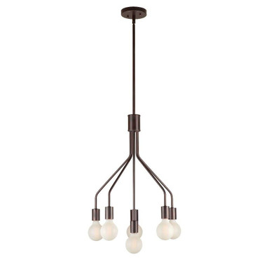 Lacie 6 Light Small Chandelier by Forte - 7086-06