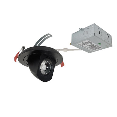 M4 Series 12W LED Round Adjustable Elbow 3.5 x 5.5 Inches by Nora - NM4-R47030