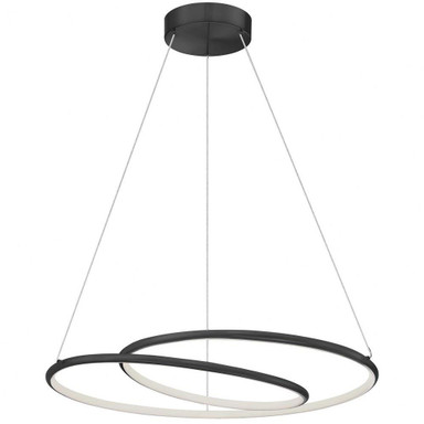 Gabriel 1 LED Light Medium Chandelier by Dainolite - GBL-2438LEDC