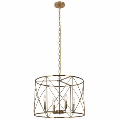 Calah 4 Light Small Chandelier by Dainolite - CLH-204C