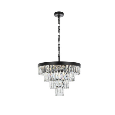 Josephine 10 Light Chandelier 14 Inch Tall and 20 Inch Wide by Elegant - 1060D20