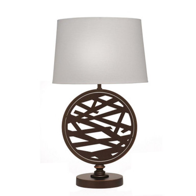 1 Light Laser Cut Reclaim Table Lamp 26 Inches Tall by Stiffel - TL-6667