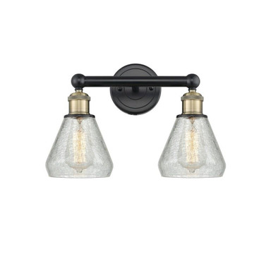 Conesus 2 Light Vanity Light 15 Inch Wide by Innovations - 616-2W-CNS
