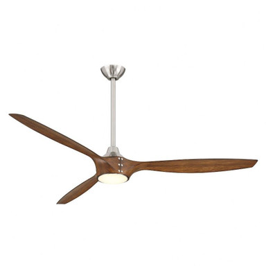 Pierce 3 Blade Ceiling Fan with Light Kit 65 Inch Wide by Minka Aire - F762L
