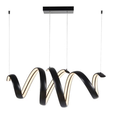 Sling 70W 2 LED Medium Linear Pendant by Abra - 10006PN