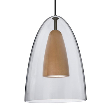 Dano 9W 1 LED Light Small Cord Pendant by Besa - 1JT-DANO