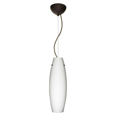 Suzi 18 1 Light Brass Mini Cord Pendant by Besa - 1KX-TARA