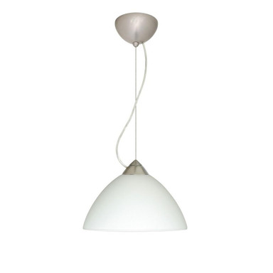 Tessa 1 Light Small Cable Pendant with Flat Canopy by Besa - 1KX-TESSA