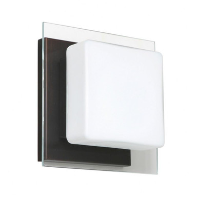 Alex 1 Light Mini Wall Sconce 6.31 Inch Wide by Besa - 1WS-7735