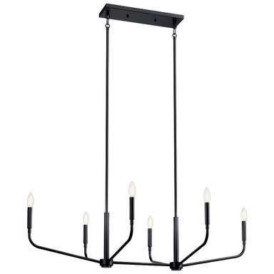 Madden 6 Light Small Linear Chandelier by Kichler - 52721