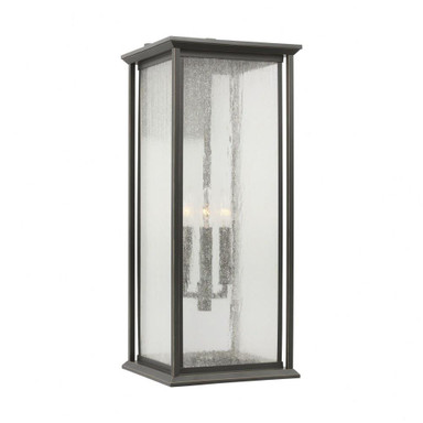 Audley 3 Light Extra Large Outdoor Wall Lantern 24 Inch Tall by Generation - GLO1233