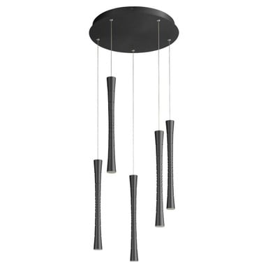 Sabre 27.5W 5 LED Light Medium Pendant by Oxygen - 3-6005