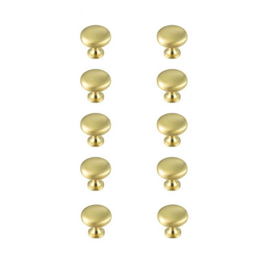 Cadon 1.2 Inch Mushroom Knob (Pack of 10) by Elegant Decor - KB2002-10PK